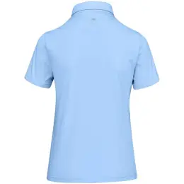 Ladies Masters Golf Shirt Light Blue Back